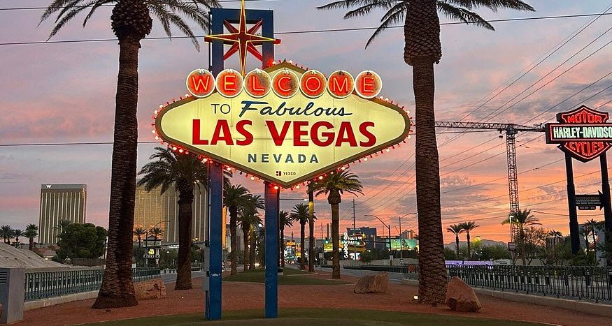 Welcome to Fabulous Las Vegas Sign, Nevada, USA